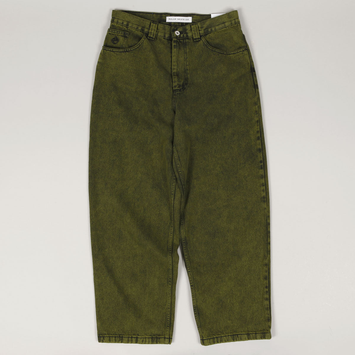 Polar Big Boy Jeans Green Black – POPNAME