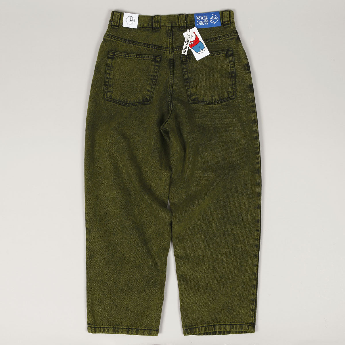 Polar Big Boy Jeans Green Black – POPNAME