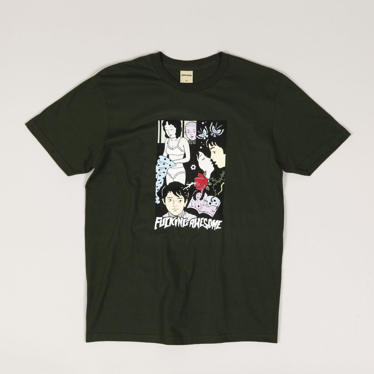 Fucking Awesome Yoyogi Park Tee Forest Green