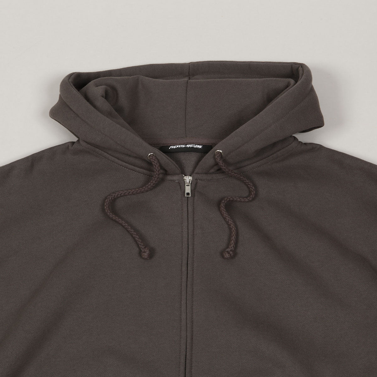 Fucking Awesome Brinda Zip Hoodie Charcoal