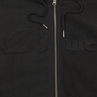 Dime Reverse Zip Hoodie Vintage Black