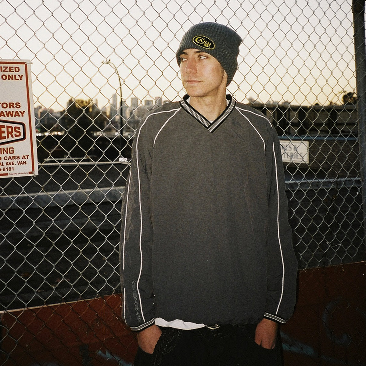 Cash Only Point Nylon Jersey Grey