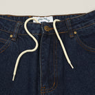 Cash Only Logo Baggy Jeans Raw Indigo