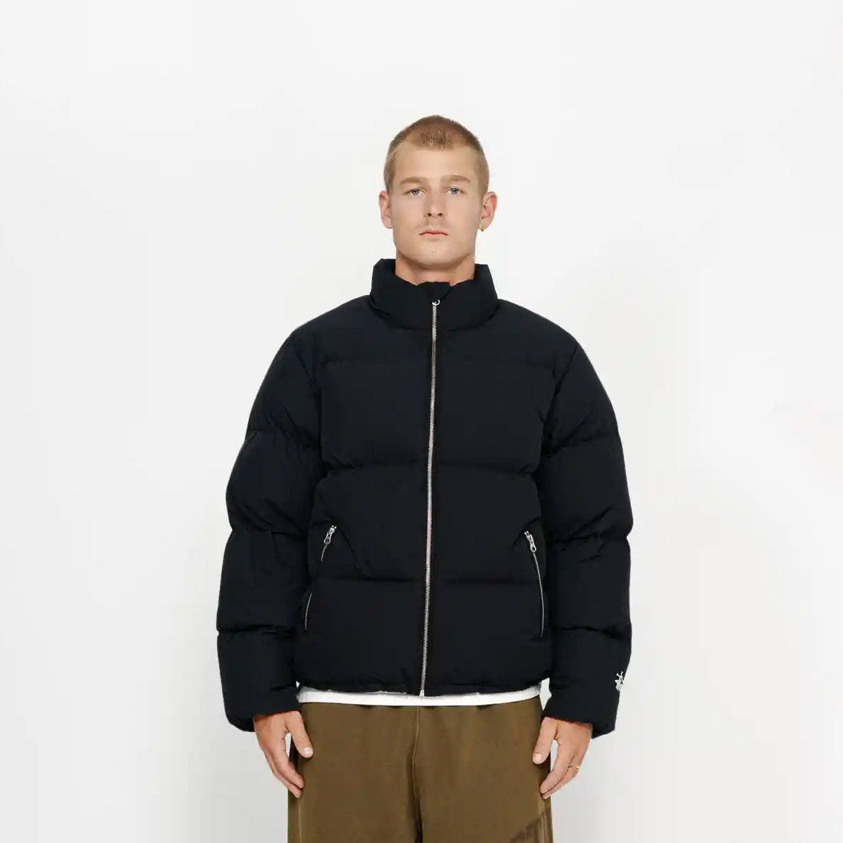 【定価57,200円】Stussy NYLON DOWN PUFFER ブラック Stussy Nylon Down Puffer Jacket Black – POPNAME