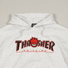 Thrasher x Spitfire Big Head Outline Hoodie Ash