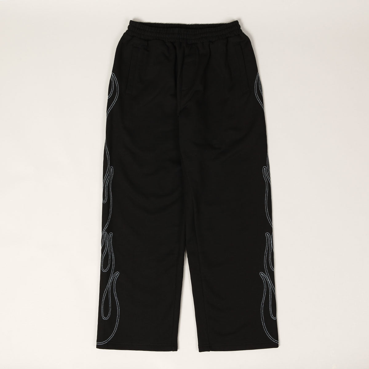 Butter Goods Flame Fleece Pants Black