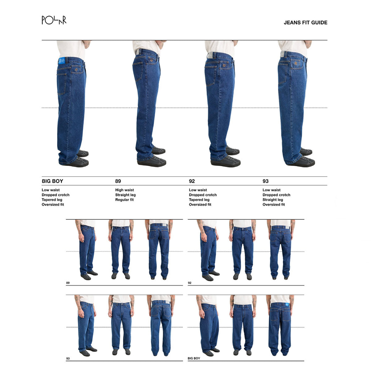 Polar Big Boy Jeans Light Blue