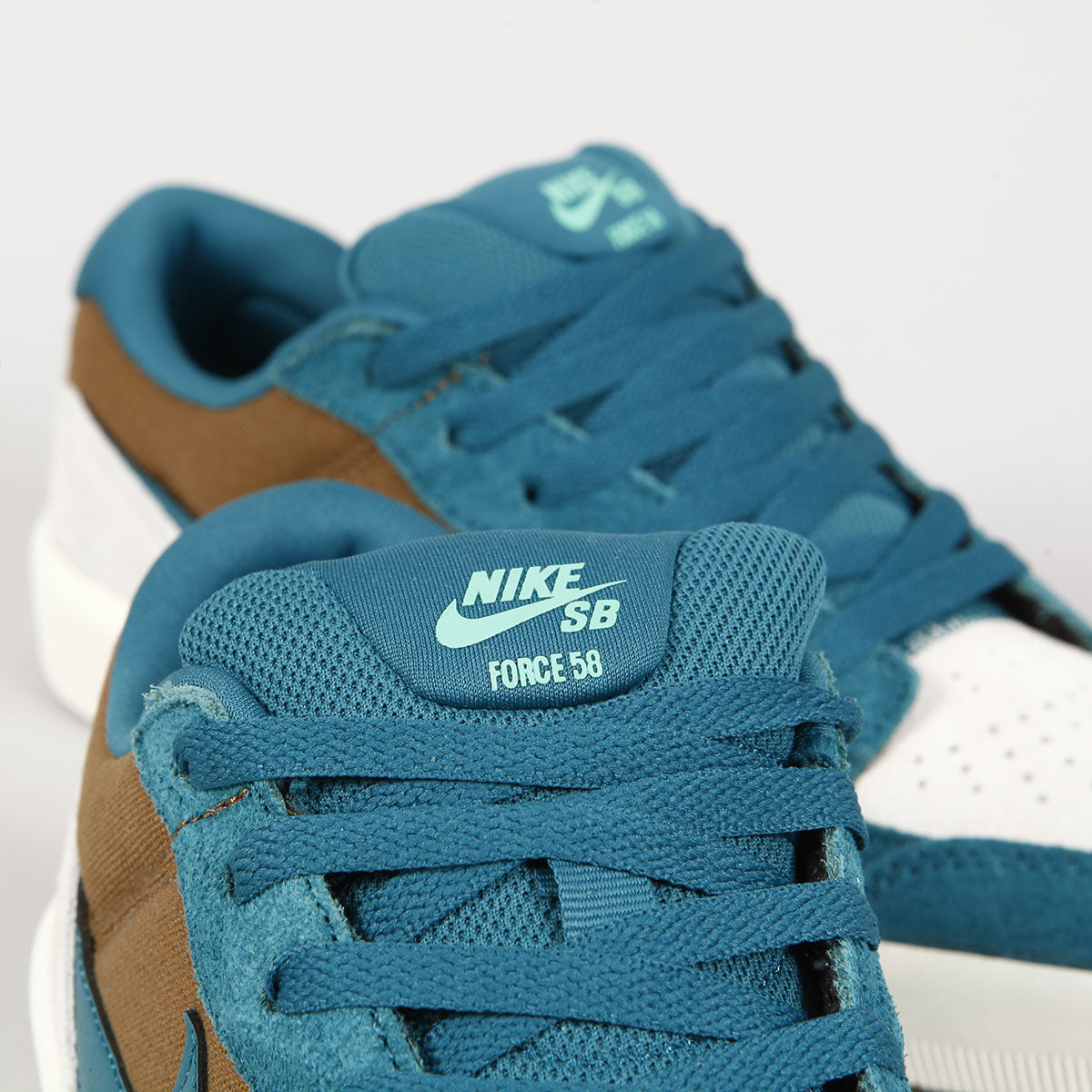 Nike SB Force 58 Mosswood Brown Teal